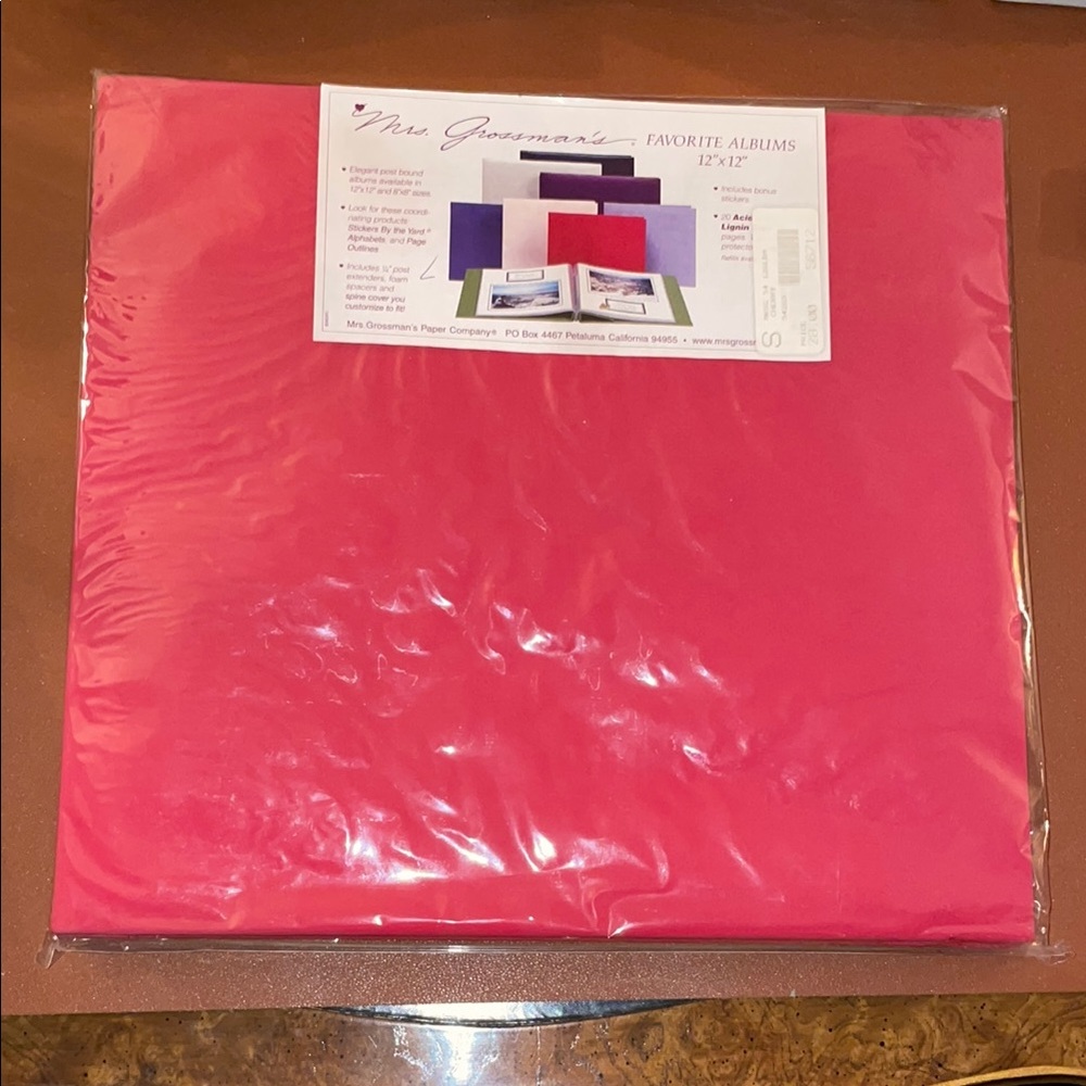 Mrs. Grossman's Red 12x12 Favorite Albums Scrapbook